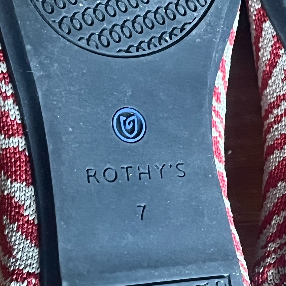 Rothy’s red zebra print points - 7 - Picture 8 of 11